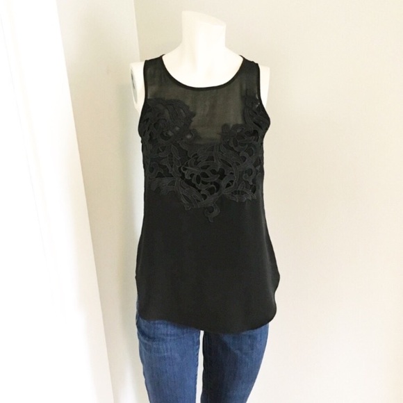 Black Lace Top by A/X Armani Exchange - Picture 3 of 7